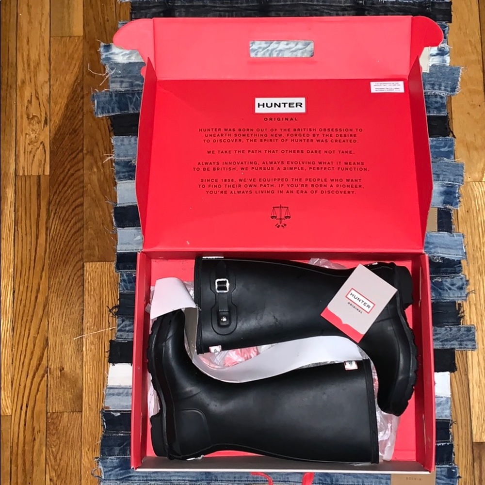 Black Hunter boots for kids❤️